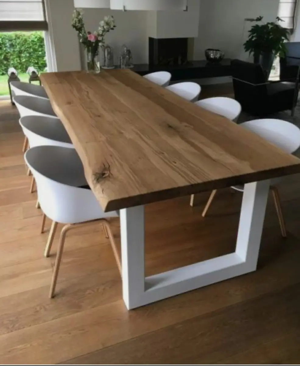 Mesa comedor live edge roble